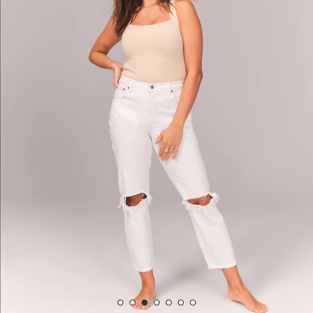 Abercrombie & Fitch curve love the mom high rise